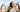 a picture with clear sky one man andone women dirking water from bottle and look satisfy
