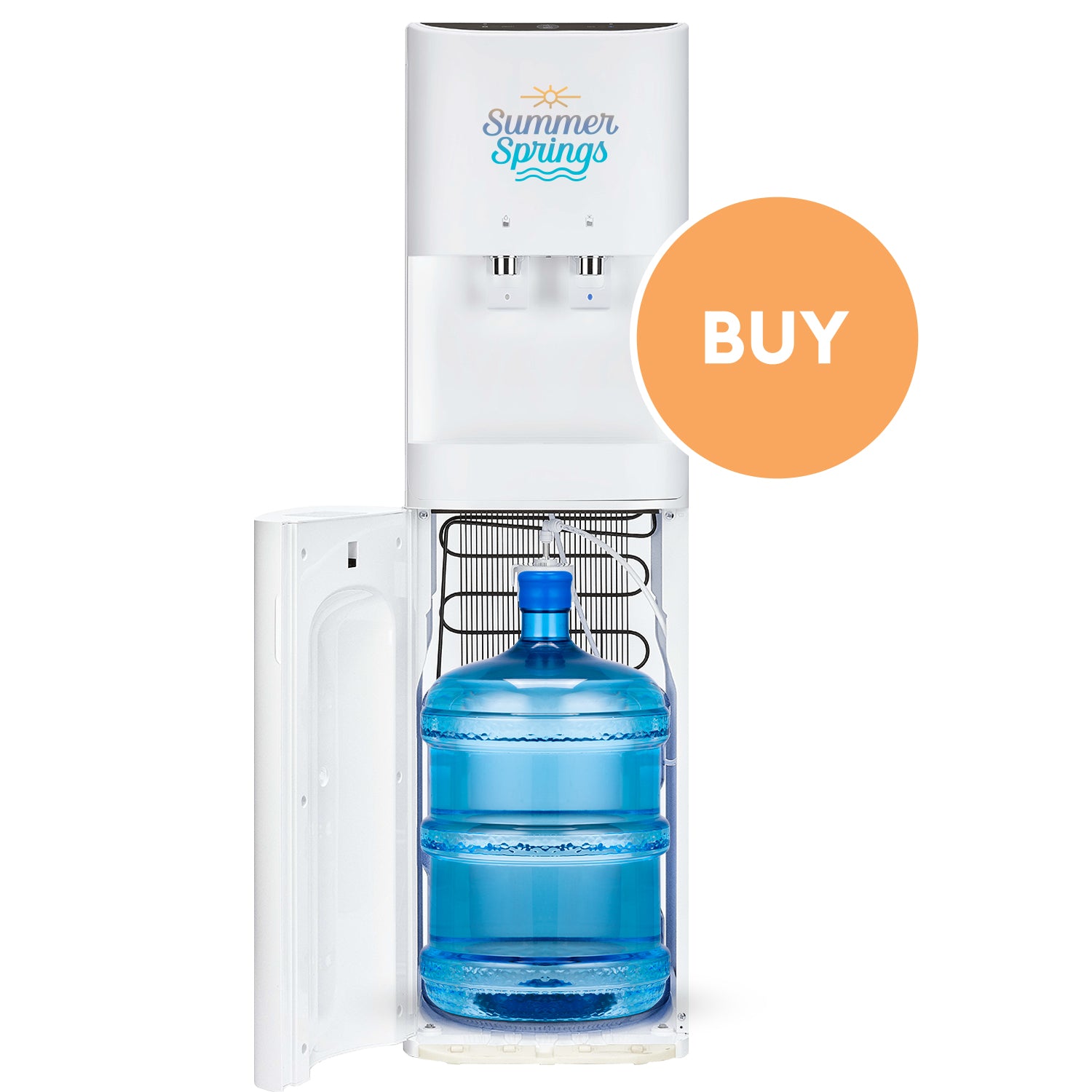 Premium Water Cooler (White) - Bottom Loaded - Purchase Outright