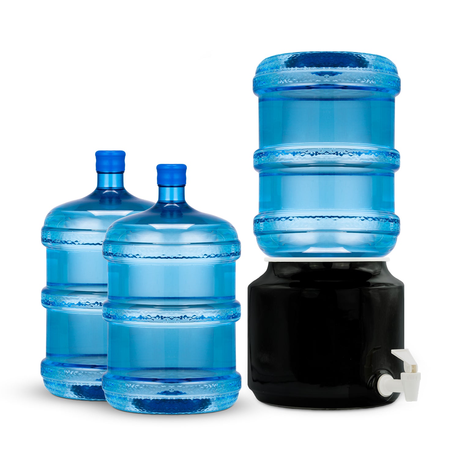 Black Ceramic Pack (Ceramic Dispenser + 3 x 15L bottles)