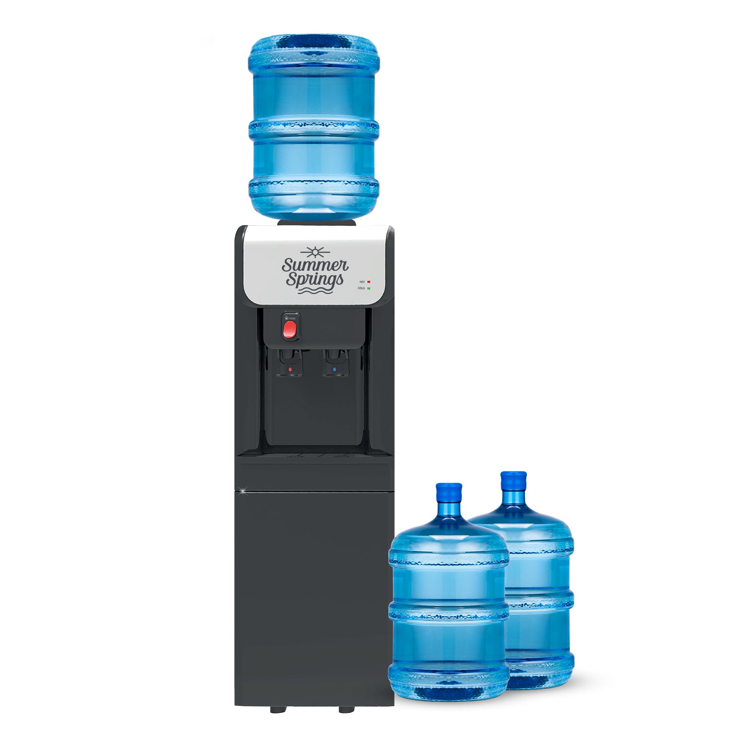 Contemporary Water Cooler (+ 3 free 15L bottles) - Annual Hire
