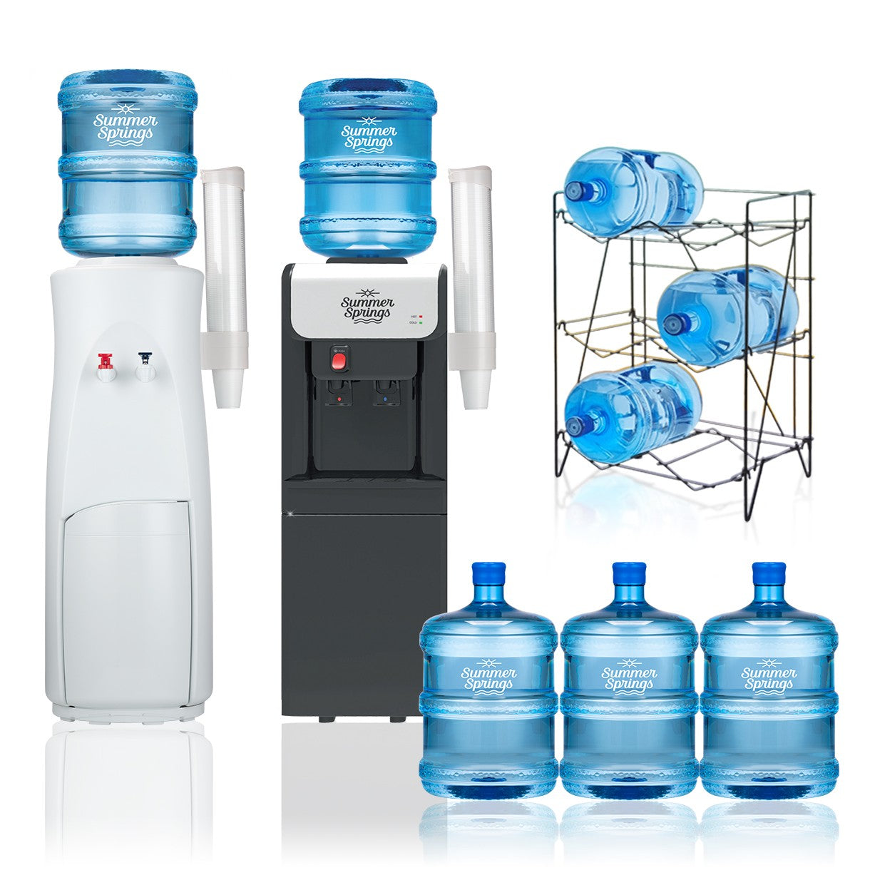 Complete Hydration Pack (2 x Coolers + 8 x 15L bottles + Extras) - Annual Hire