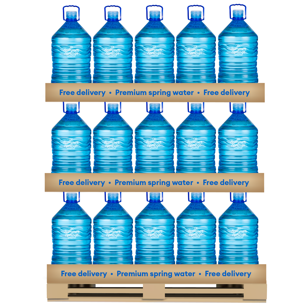 Spring Water (12L One-Way) Pallet Buy – Summer Springs